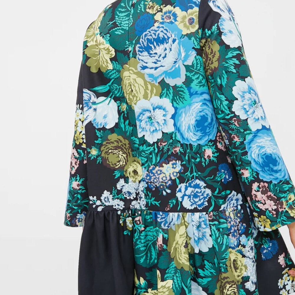 Tuckernuck Black Verdant Floral Pierce Dress - Size XXL - Picture 3 of 9